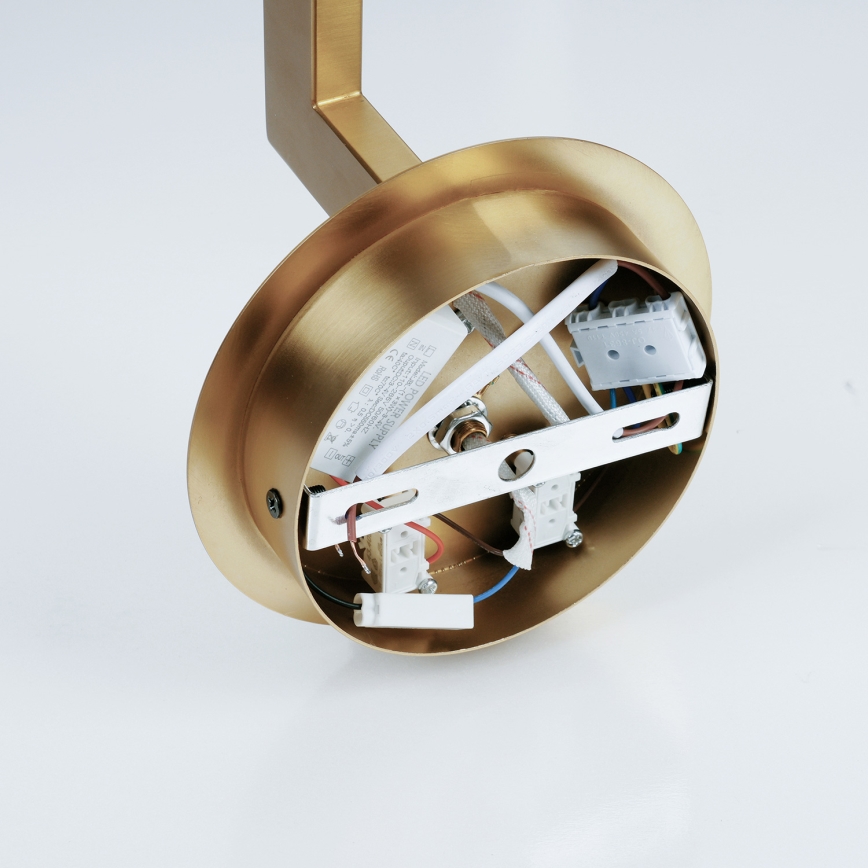 Brilagi - Φωτιστικό τοίχου LED DAYA 1xE14/40W/230V + LED/3W κρεμ/χρυσό