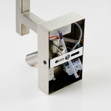 Brilagi - Φωτιστικό τοίχου LED DEYA 1xE14/40W/230V + LED/3W λευκό/ματ χρώμιο