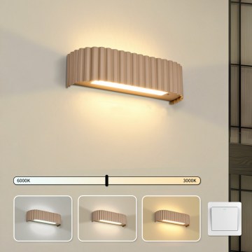 Brilagi - Φωτιστικό τοίχου LED FALCON MODERN LED/10W/230V 30 cm 3000/4500/6000K μπεζ