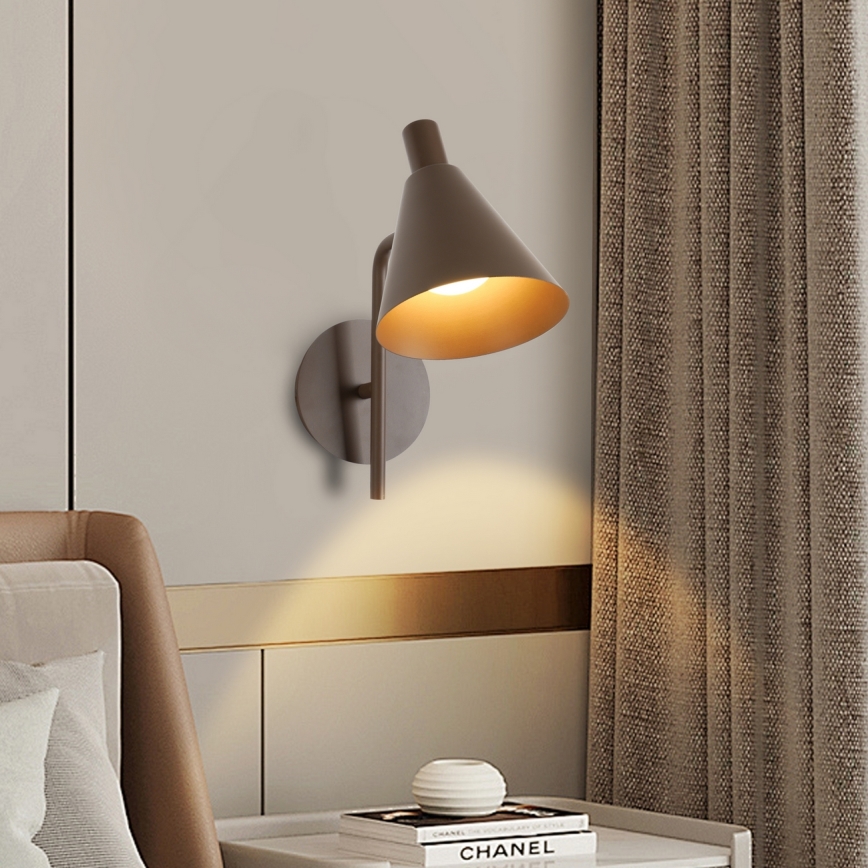 Brilagi - Φωτιστικό τοίχου LED LUCERA LED/3W/230V καφέ