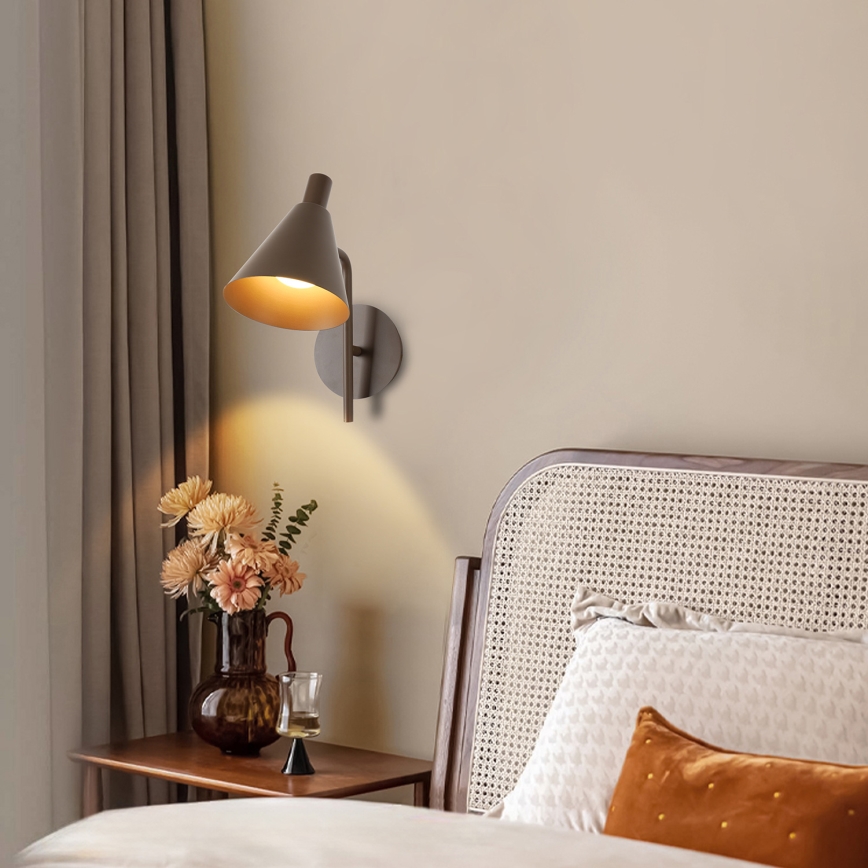 Brilagi - Φωτιστικό τοίχου LED LUCERA LED/3W/230V καφέ