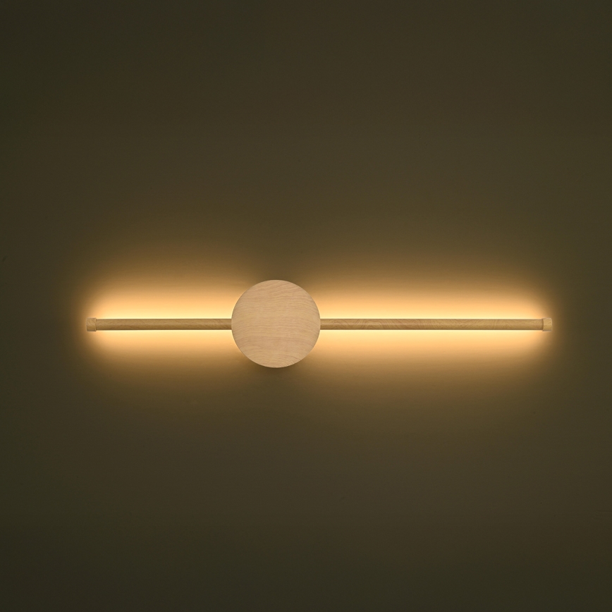 Brilagi - Φωτιστικό τοίχου LED LUGO DUE LED/9W/230V δρύινο ντεκόρ