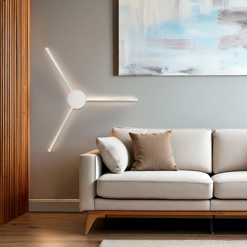 Brilagi - Φωτιστικό τοίχου LED LUGO TRE LED/14W/230V λευκό