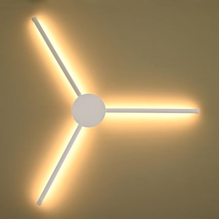 Brilagi - Φωτιστικό τοίχου LED LUGO TRE LED/14W/230V λευκό