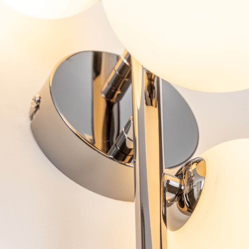 Brilagi - Φωτιστικό τοίχου LED MILLA 3xG9/3W/230V γυαλιστερό χρώμιο/λευκό