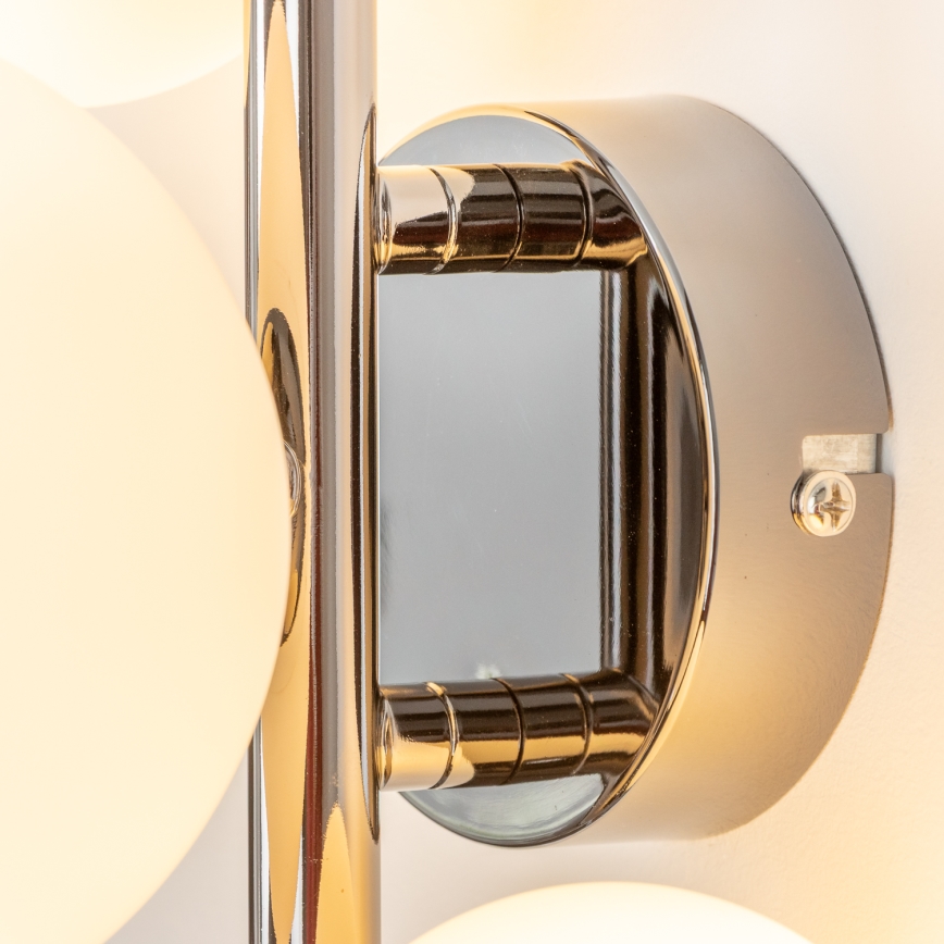 Brilagi - Φωτιστικό τοίχου LED MILLA 3xG9/3W/230V γυαλιστερό χρώμιο/λευκό