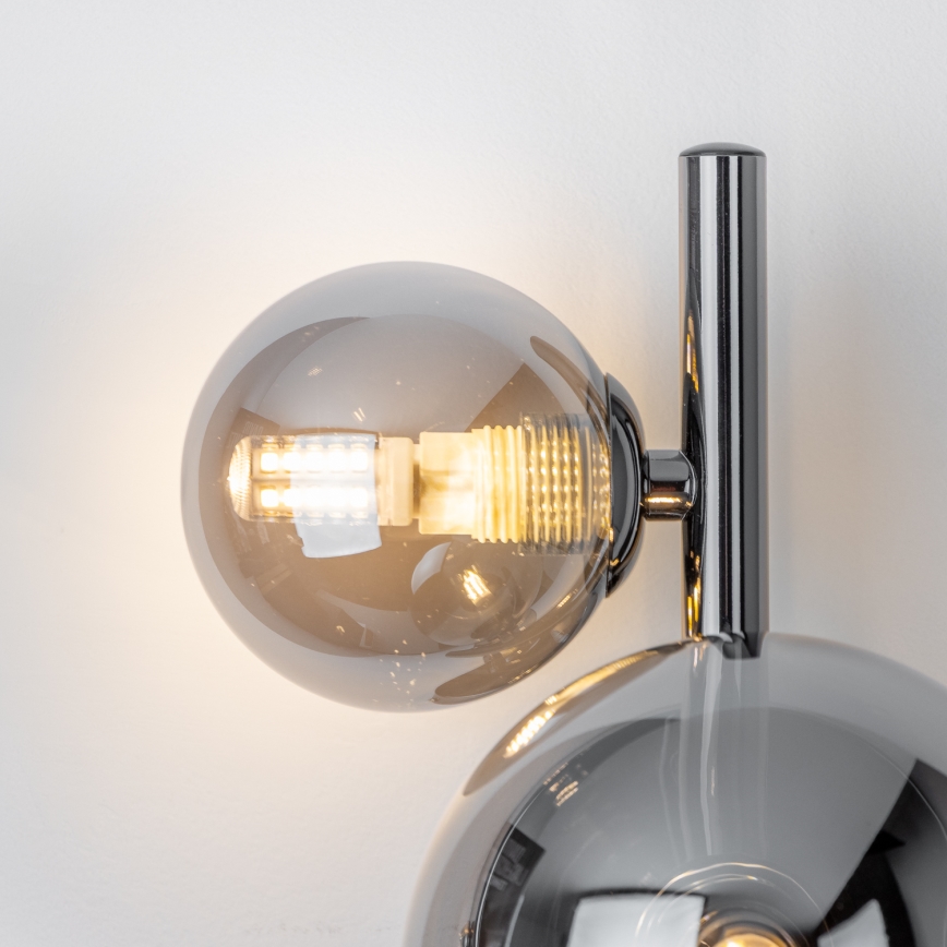 Brilagi - Φωτιστικό τοίχου LED MILLA 3xG9/3W/230V γυαλιστερό χρώμιο/φιμέ