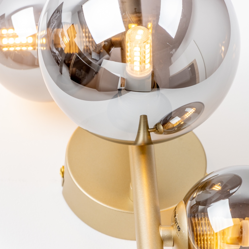 Brilagi - Φωτιστικό τοίχου LED MILLA 3xG9/3W/230V χρυσό/φιμέ