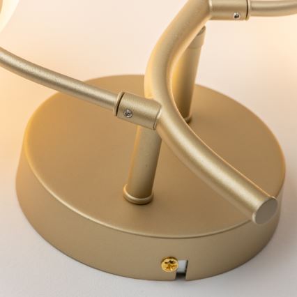 Brilagi - Φωτιστικό τοίχου LED MISTEL 3xG9/3W/230V χρυσό/λευκό