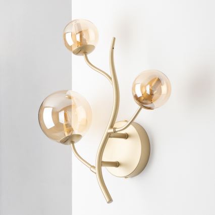 Brilagi - Φωτιστικό τοίχου LED MISTEL 3xG9/3W/230V χρυσό