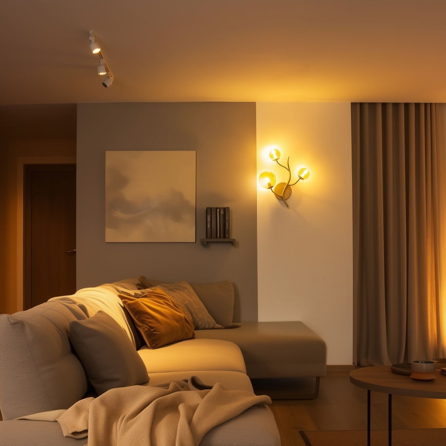 Brilagi - Φωτιστικό τοίχου LED MISTEL 3xG9/3W/230V χρυσό