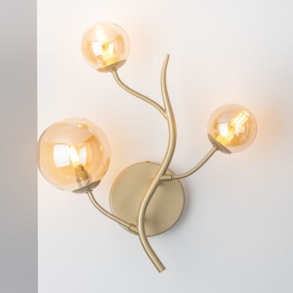 Brilagi - Φωτιστικό τοίχου LED MISTEL 3xG9/3W/230V χρυσό