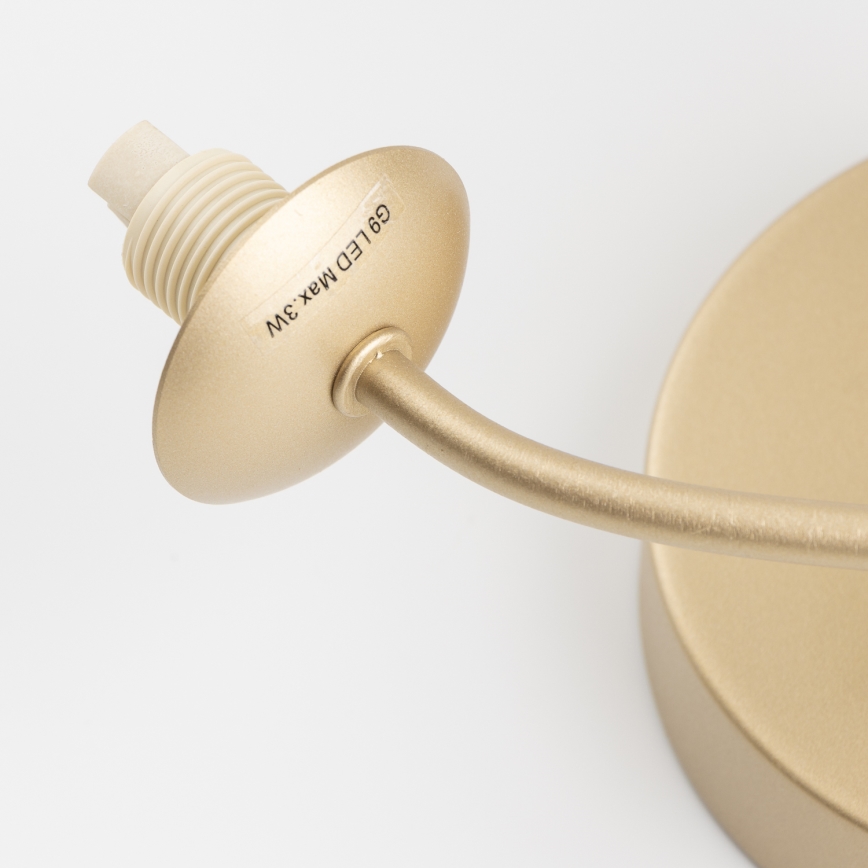 Brilagi - Φωτιστικό τοίχου LED MISTEL 3xG9/3W/230V χρυσό