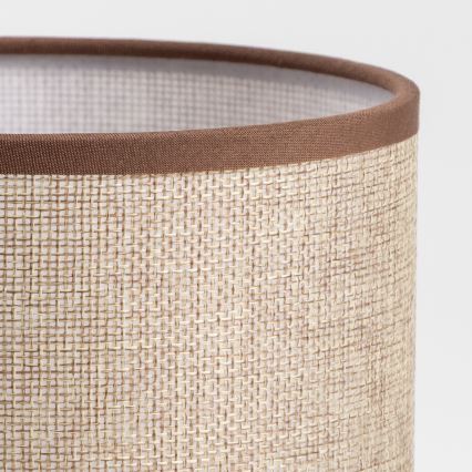 Brilagi - LED Εύκαμπτο φωτιστικό τοίχου NUBILA 1xE27/25W/230V + LED/3W ματ χρώμιο/καφέ