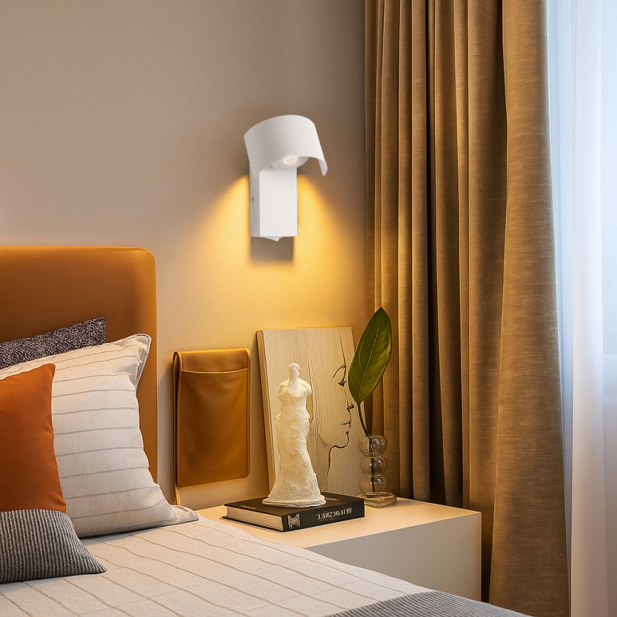 Brilagi - Φωτιστικό τοίχου LED VASTO LED/3W/230V λευκό