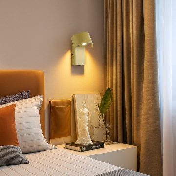 Brilagi - Φωτιστικό τοίχου LED VASTO LED/3W/230V κίτρινο