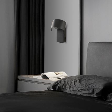 Brilagi - Φωτιστικό τοίχου LED VASTO LED/3W/230V μαύρο