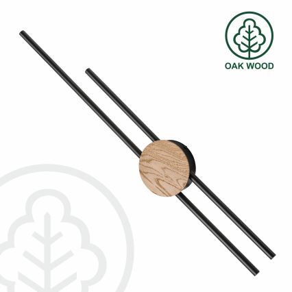 Brilagi - Φωτιστικό τοίχου LED WOODY COLLINE LED/15W/230V 80 cm δρυς