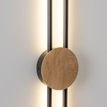 Brilagi - Φωτιστικό τοίχου LED WOODY COLLINE LED/15W/230V 80 cm δρυς