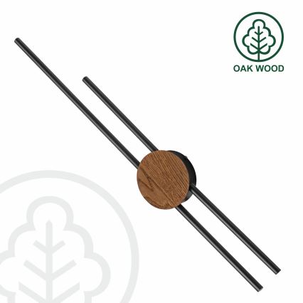 Brilagi - Φωτιστικό τοίχου LED WOODY COLLINE LED/15W/230V 80 cm δρυς κερασιά