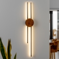 Brilagi - Φωτιστικό τοίχου LED WOODY COLLINE LED/15W/230V 80 cm δρυς κερασιά
