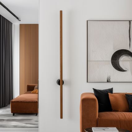 Brilagi - Φωτιστικό τοίχου LED WOODY LINE LED/12W/230V 120 cm δρυς κερασιά