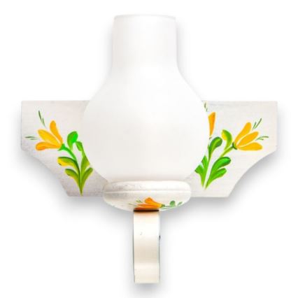 Brilagi - Φωτιστικό τοίχου QUEEN 1xE14/40W/230V οξιά/κρεμ