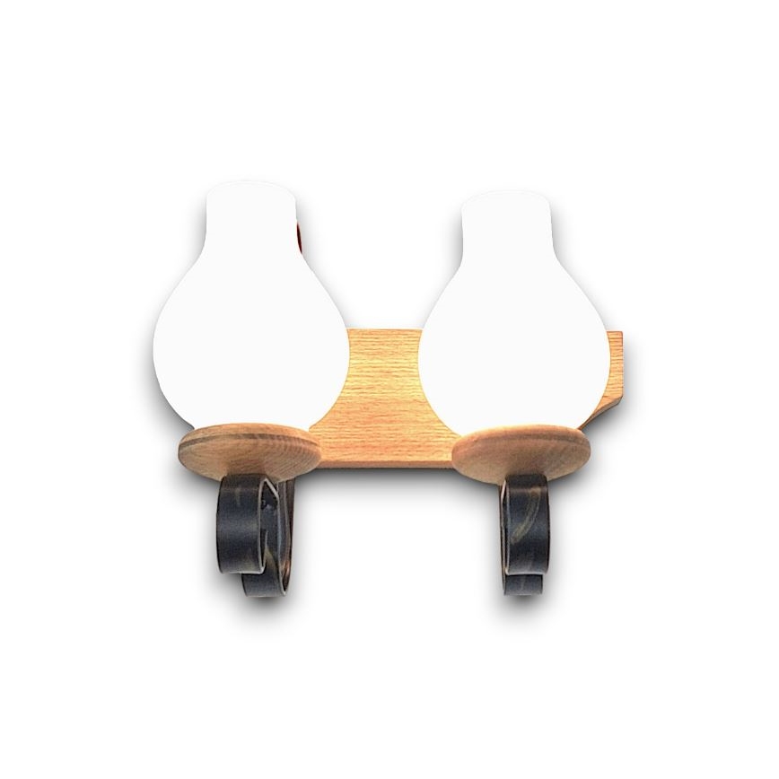 Brilagi - Φωτιστικό τοίχου QUEEN 2xE14/40W/230V οξιά