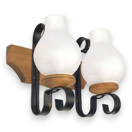 Brilagi - Φωτιστικό τοίχου QUEEN 2xE14/40W/230V οξιά