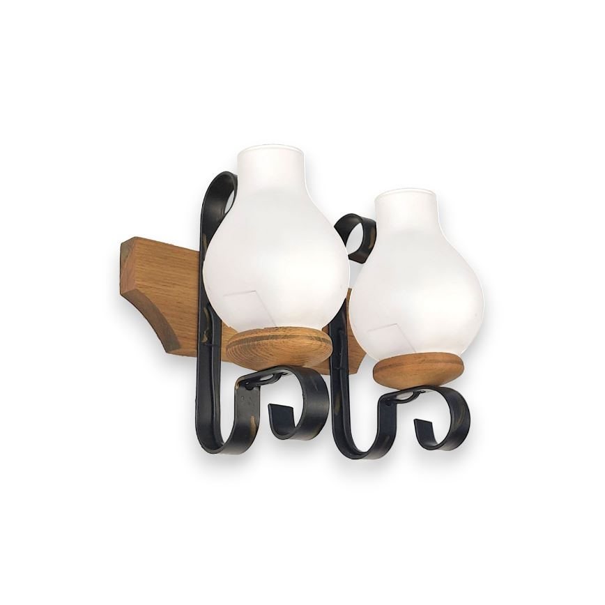 Brilagi - Φωτιστικό τοίχου QUEEN 2xE14/40W/230V οξιά