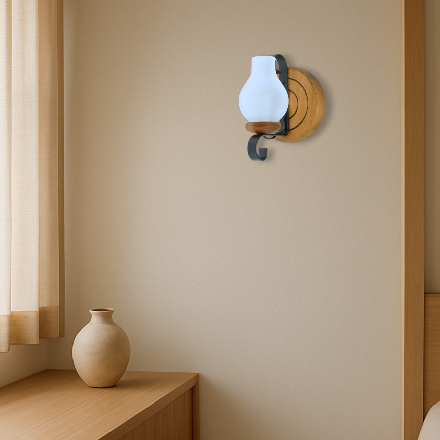 Brilagi - Φωτιστικό τοίχου ROATA APLICA 1xE14/40W/230V οξιά