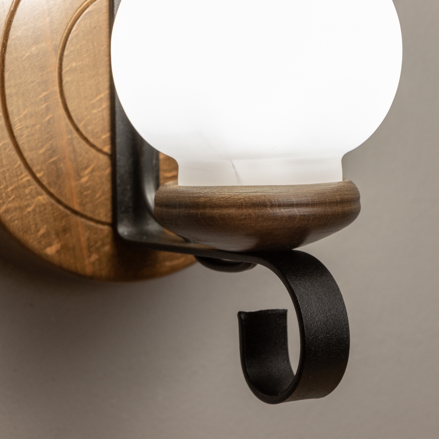 Brilagi - Φωτιστικό τοίχου ROATA APLICA 1xE14/40W/230V οξιά/καρυδιά