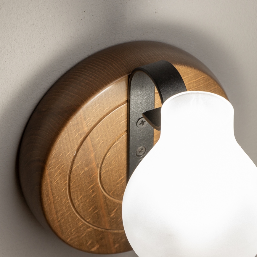 Brilagi - Φωτιστικό τοίχου ROATA APLICA 1xE14/40W/230V οξιά/καρυδιά