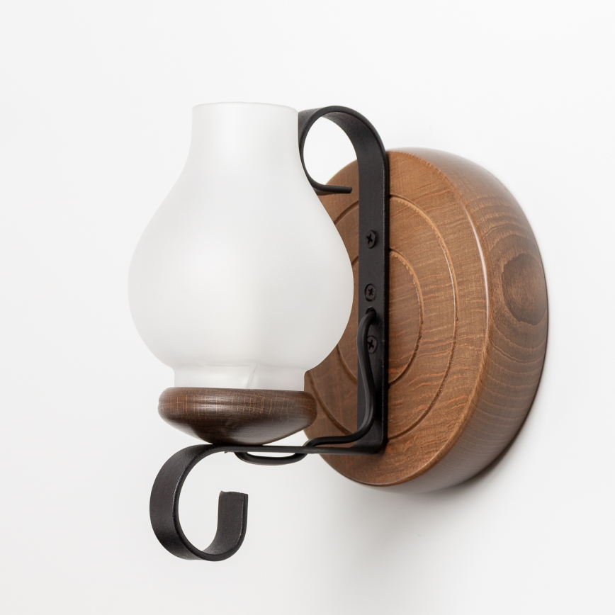 Brilagi - Φωτιστικό τοίχου ROATA APLICA 1xE14/40W/230V οξιά/καρυδιά