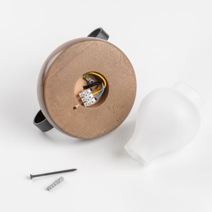 Brilagi - Φωτιστικό τοίχου ROATA APLICA 1xE14/40W/230V οξιά/καρυδιά