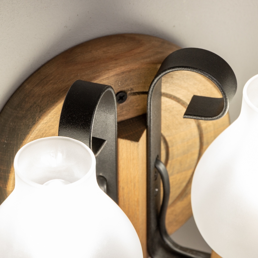 Brilagi - Φωτιστικό τοίχου ROATA APLICA 2xE14/40W/230V οξιά