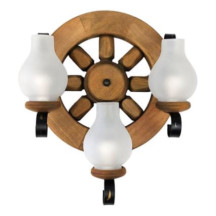 Brilagi - Φωτιστικό τοίχου ROATA APLICA 3xE14/40W/230V οξιά