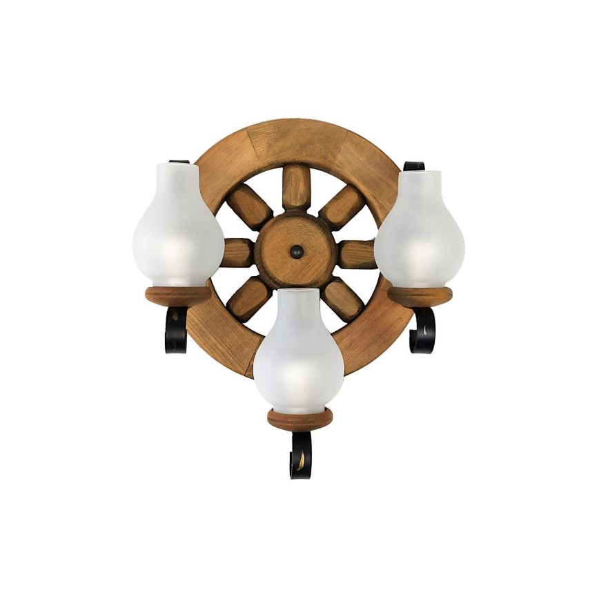 Brilagi - Φωτιστικό τοίχου ROATA APLICA 3xE14/40W/230V οξιά