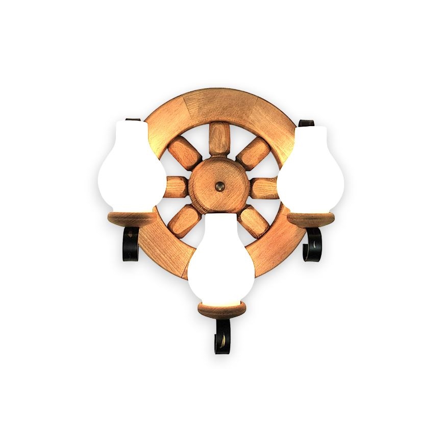 Brilagi - Φωτιστικό τοίχου ROATA APLICA 3xE14/40W/230V οξιά