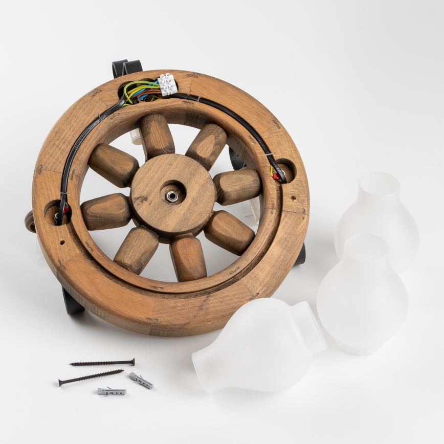 Brilagi - Φωτιστικό τοίχου ROATA APLICA 3xE14/40W/230V οξιά