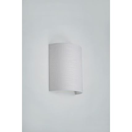 Brilagi - Φωτιστικό τοίχου SEMI 1xE27/15W/230V διάμετρος 20 cm ανοιχτό γκρι