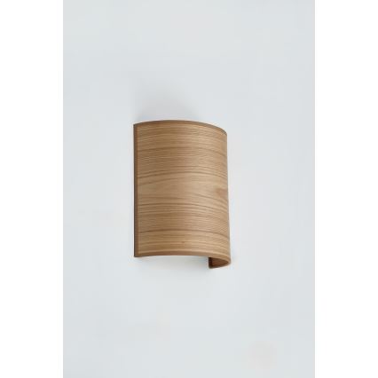 Brilagi - Φωτιστικό τοίχου SEMI 1xE27/15W/230V διάμετρος 20 cm καφέ