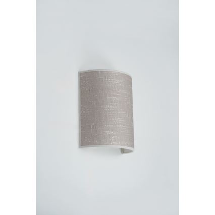 Brilagi - Φωτιστικό τοίχου SEMI 1xE27/15W/230V διάμετρος 20 cm σκούρο