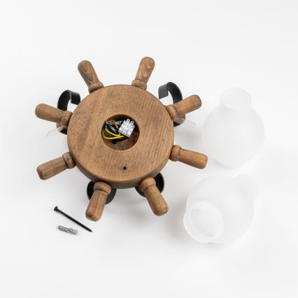 Brilagi - Φωτιστικό τοίχου TIMONA 2xE14/40W/230V οξιά