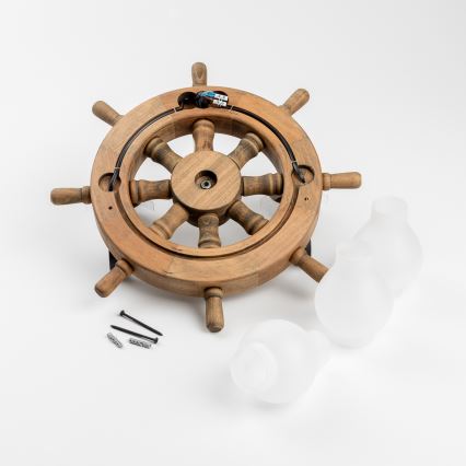 Brilagi - Φωτιστικό τοίχου TIMONA 3xE14/40W/230V οξιά