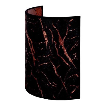 Brilagi - Φωτιστικό τοίχου VELVET 1xE27/40W/230V μαύρο/χαλκός