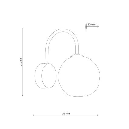 Brilagi - Φωτιστικό τοίχου VULCANO 1xG9/8W/230V μπεζ/καπνιστό μπεζ