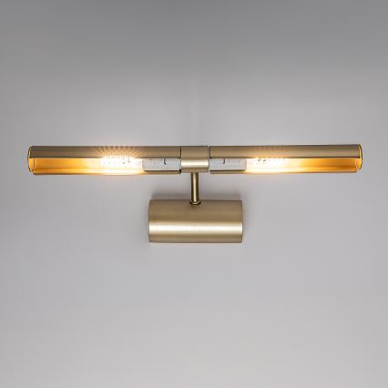 Brilagi - Φωτιστικό για πίνακες DANAE 2xE14/40W/230V χρυσό