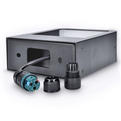 Brilagi - Επιτοίχιο φωτιστικό εξωτερικού χώρου LED BARI LED/7W/230V 3000/4000/6000K ανθρακί IP54