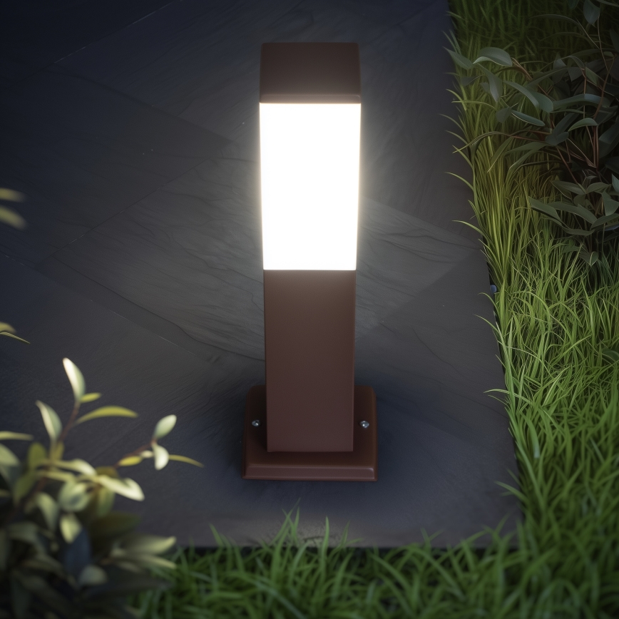 Brilagi - Φωτιστικό εξωτερικού χώρου NOVA 1xE27/15W/230V 40 cm IP44 καφέ